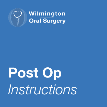 Post Op Instructions